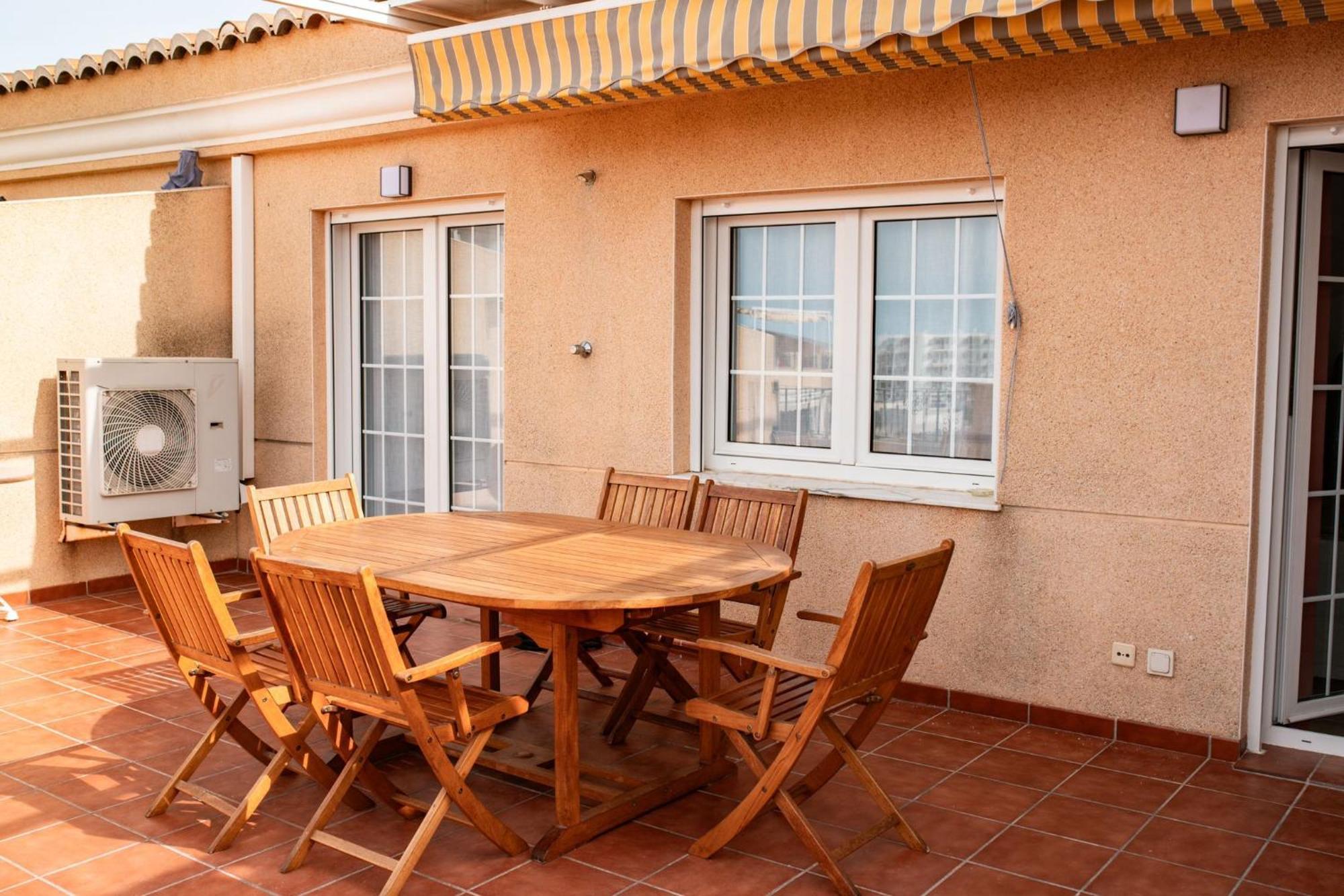 Perla De Mar - Atico Con Amplia Terraza 40M2, Piscina Y Parking En Playa Canet Canet d'En Berenguer Exterior foto